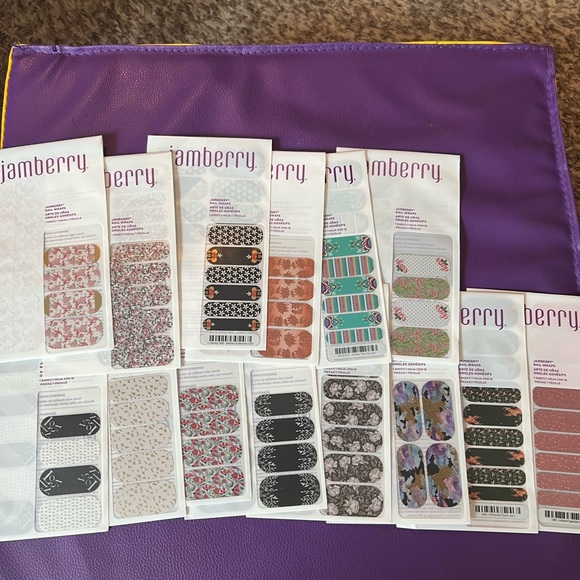Jamberry Lot! 21 Unused 14 partially used! - Picture 1 of 8